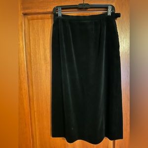 Hermes Black corduroy skirt